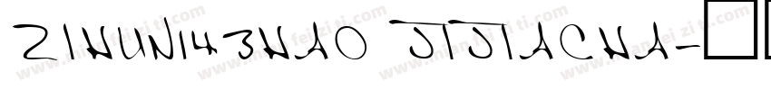 ZIHUN143HAO JIJIACHA字体转换